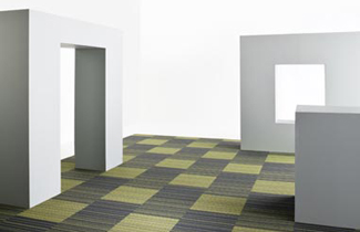 Carpet Tiles floor in a futuristic room Carpet Tiles floor in a futuristic room image